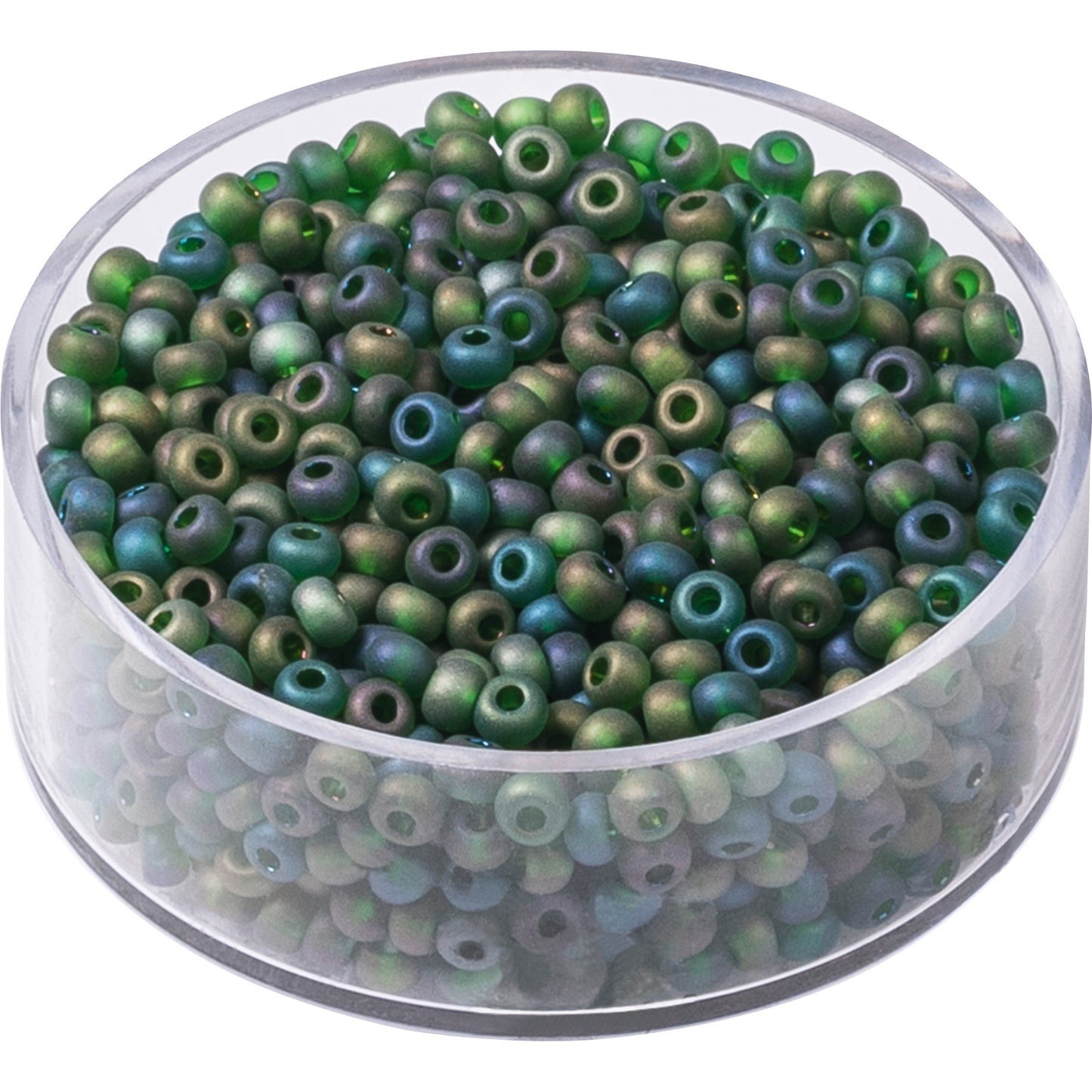Böhmische Rocaille Prandell 2.5mm matt transparent