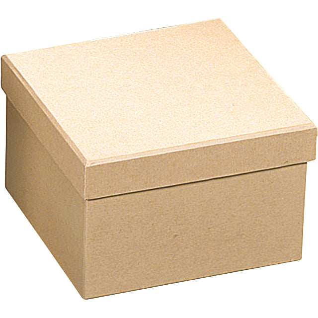 Kartonbox Prandell quadratisch natur