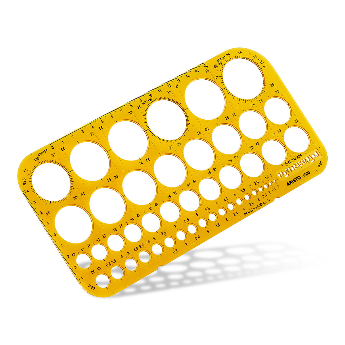Kreisschablone Aristo 1-36mm