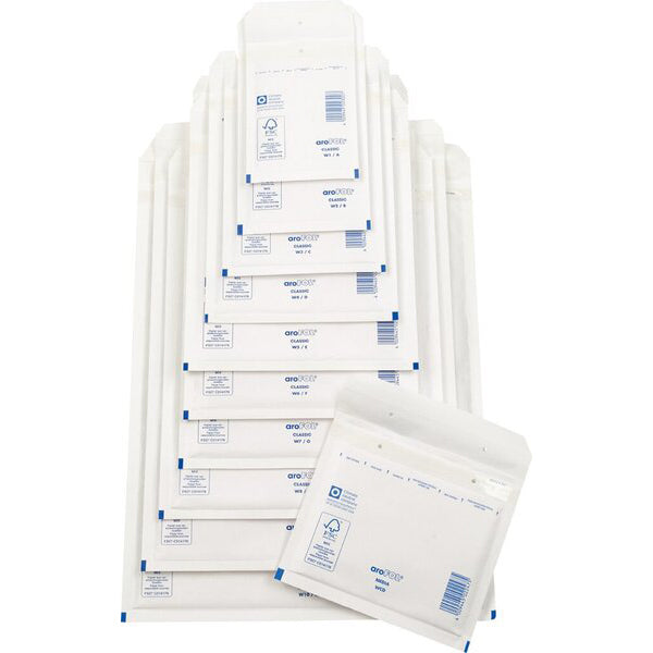 Luftpolstertasche weiß