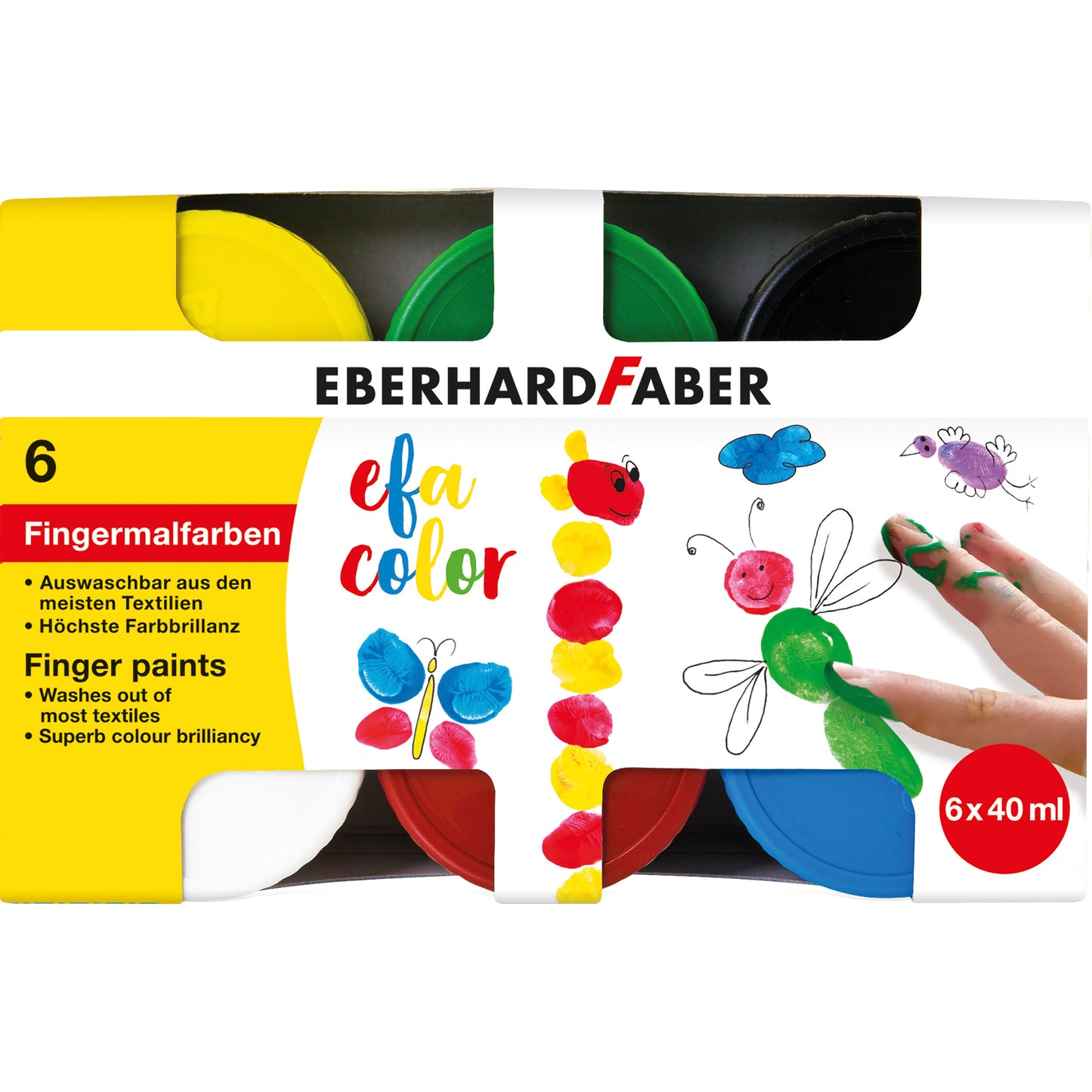 Fingermalfarbe E. Faber