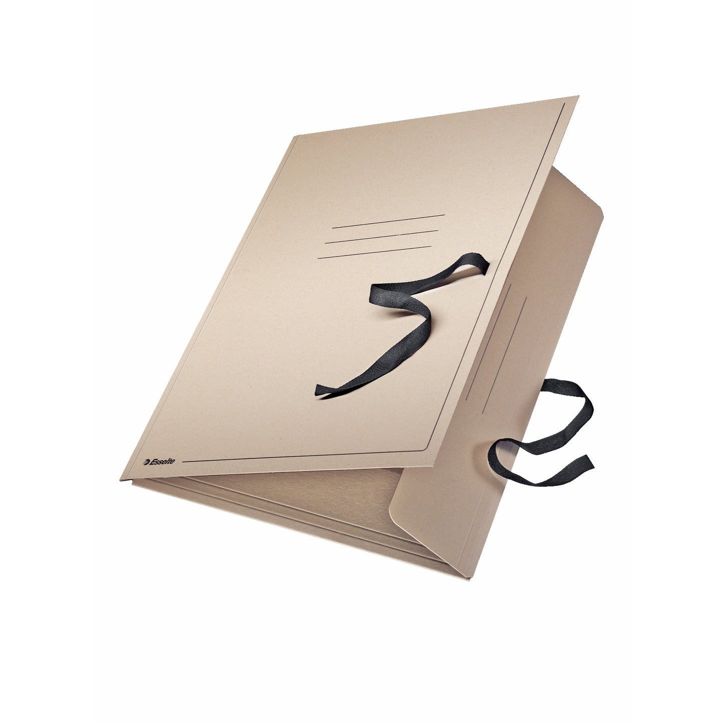 Zeichenmappe Esselte DIN A2 naturbraun mit Band