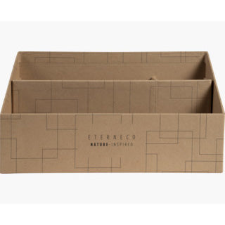 Briefständer Exacompta Eterneco 250x100x140mm 3 Fächer braun