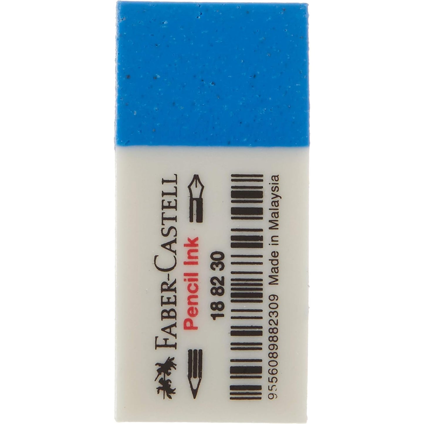 Kombi-Radierer Faber Castell Kunststoff blau/weiß