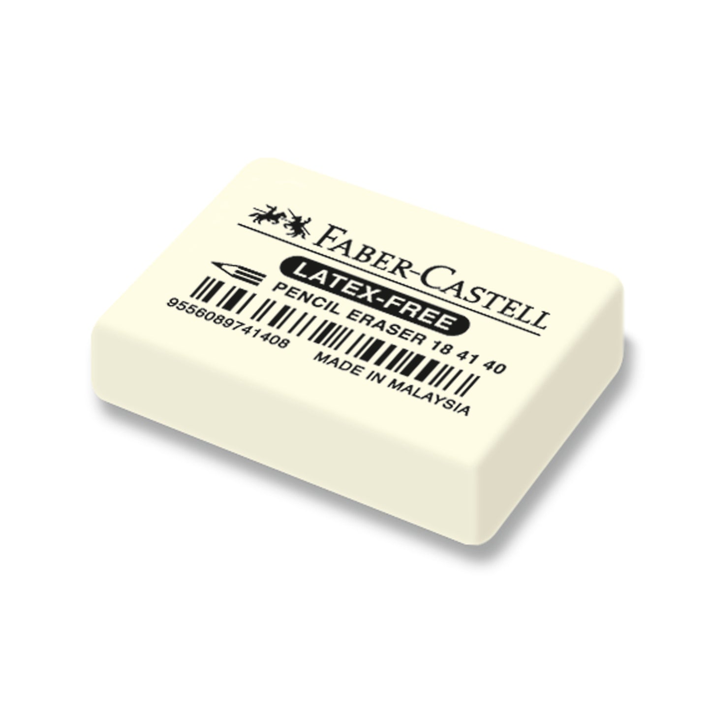 Radierer Faber Castell Kautschuk weiß