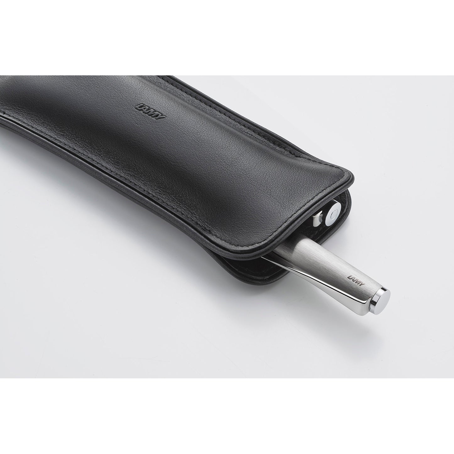 Schreiberäte-Stecketui Lamy Kalbsleder schwarz für 2 Schreibgeräte