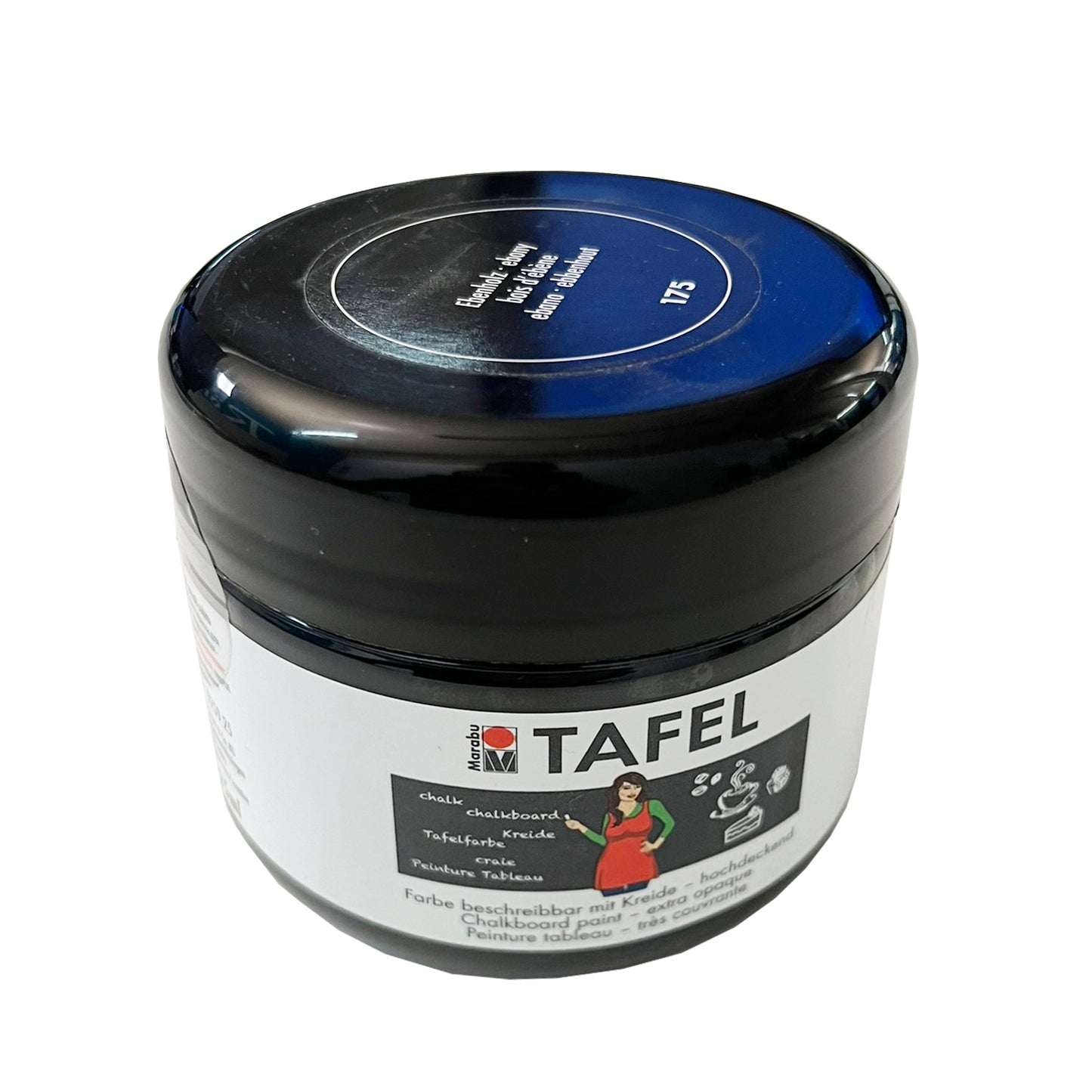 Tafelfarbe Marabu 225ml ebenholz