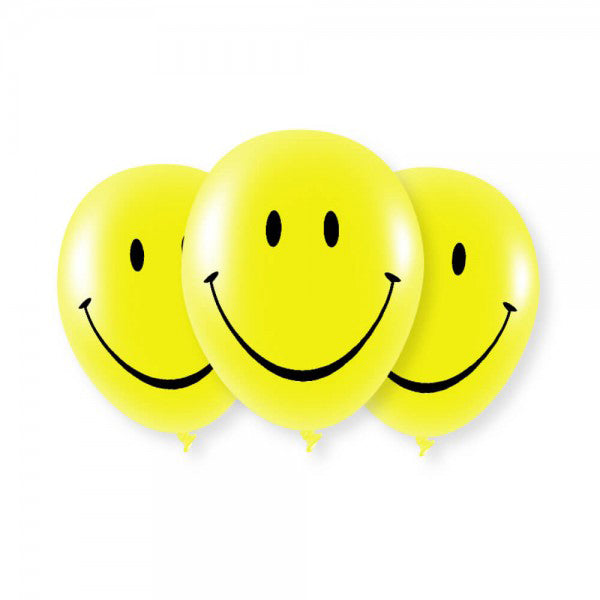 Luftballon Melloc Ø30cm 6 Stück Smile