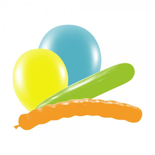 Luftballon Melloc 10 Stück Größen und Farben sortiert