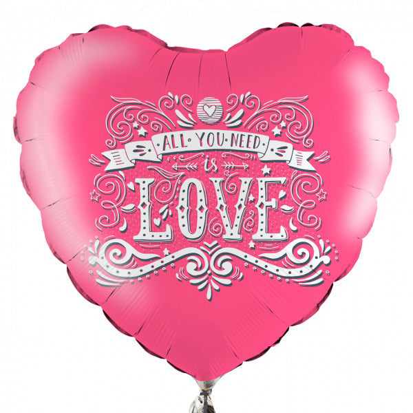 Folienballon Melloc Liebe Ø45cm (ungefüllt)