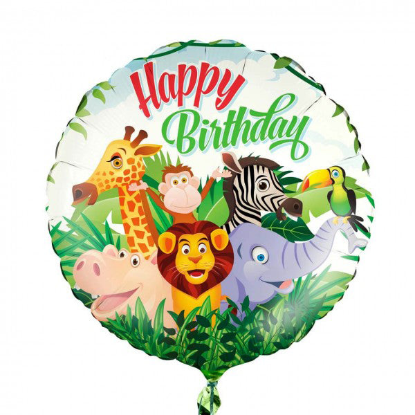 Folienballon Melloc Kindergeburtstag Ø45cm (ungefüllt)