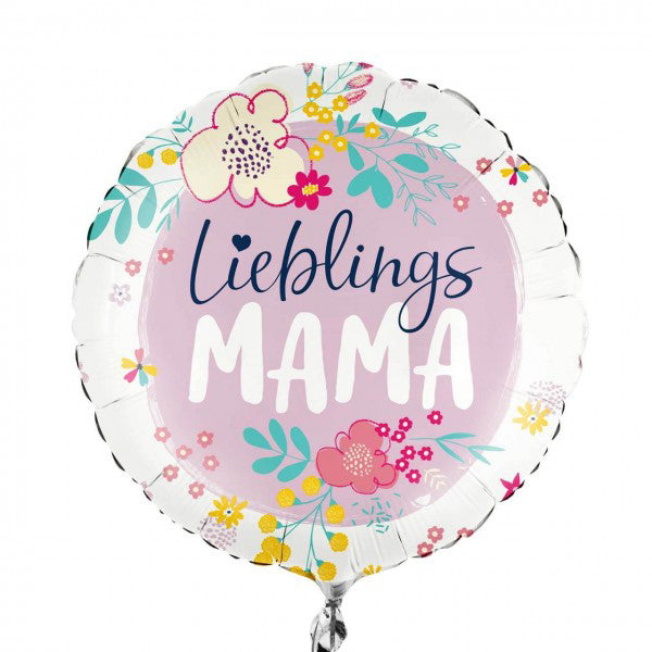 Folienballon Melloc Lieblings… Ø45cm (ungefüllt)