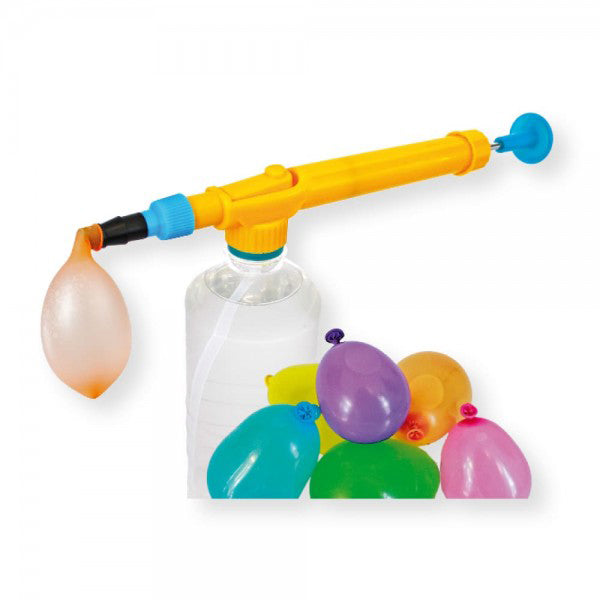 Wasserballonpumpe Melloc 30cm für PET-Flasche inkl. 50 Wasserballons