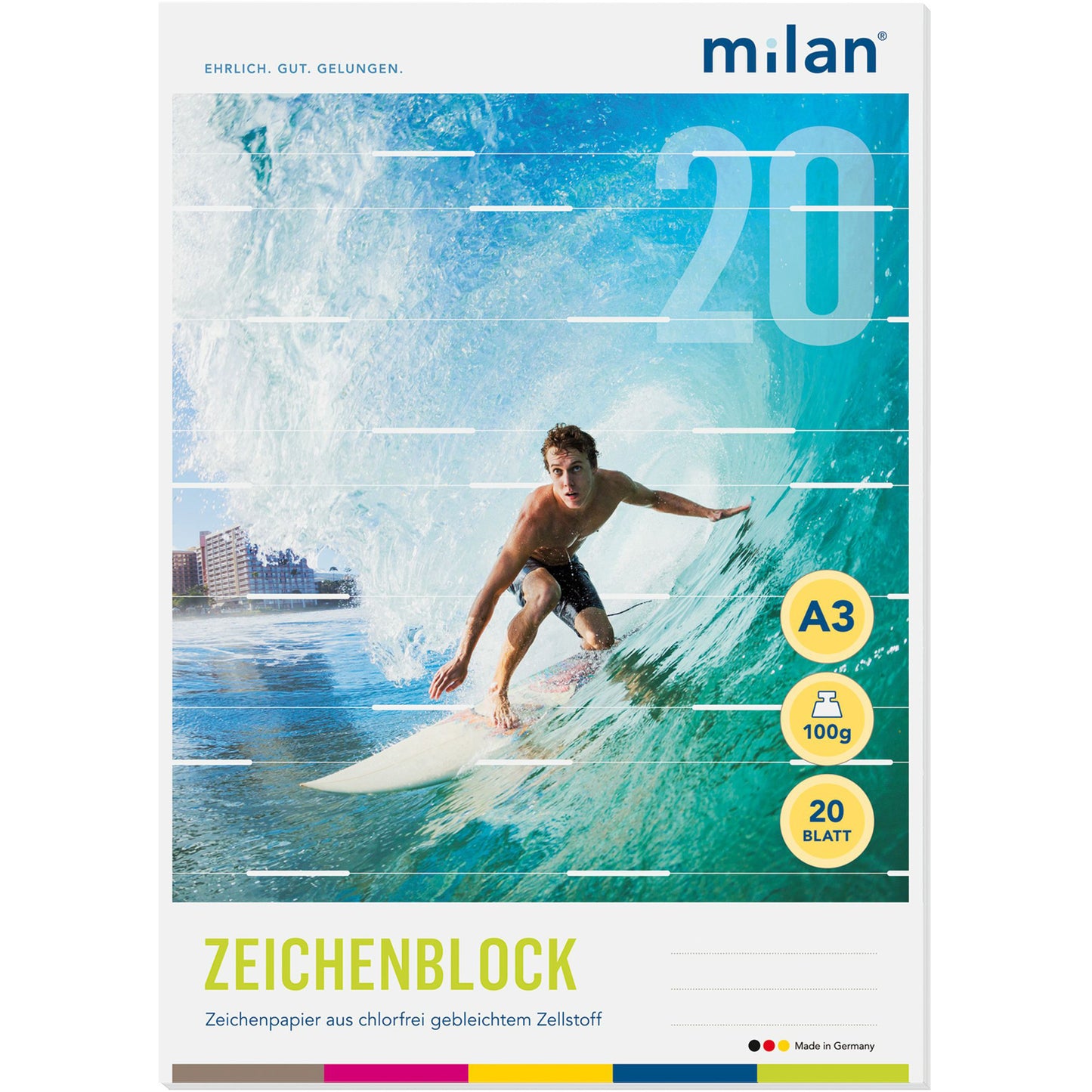 Zeichenblock 100g 20 Blatt
