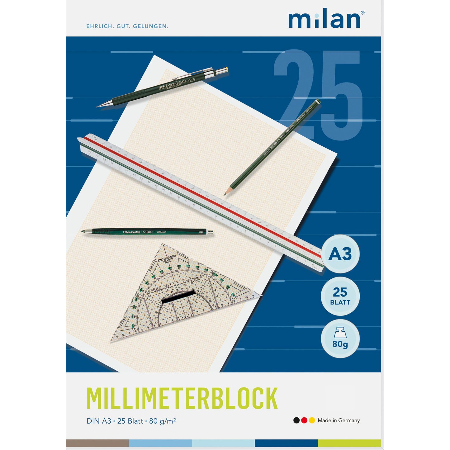 Millimeterblock 80g 25 Blatt