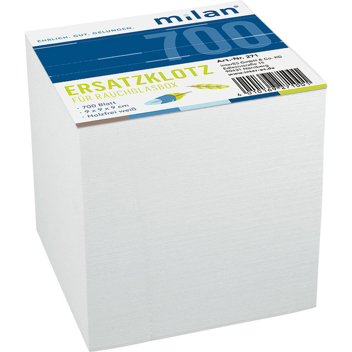 Notizzettel Ersatzfüllung 700 Blatt