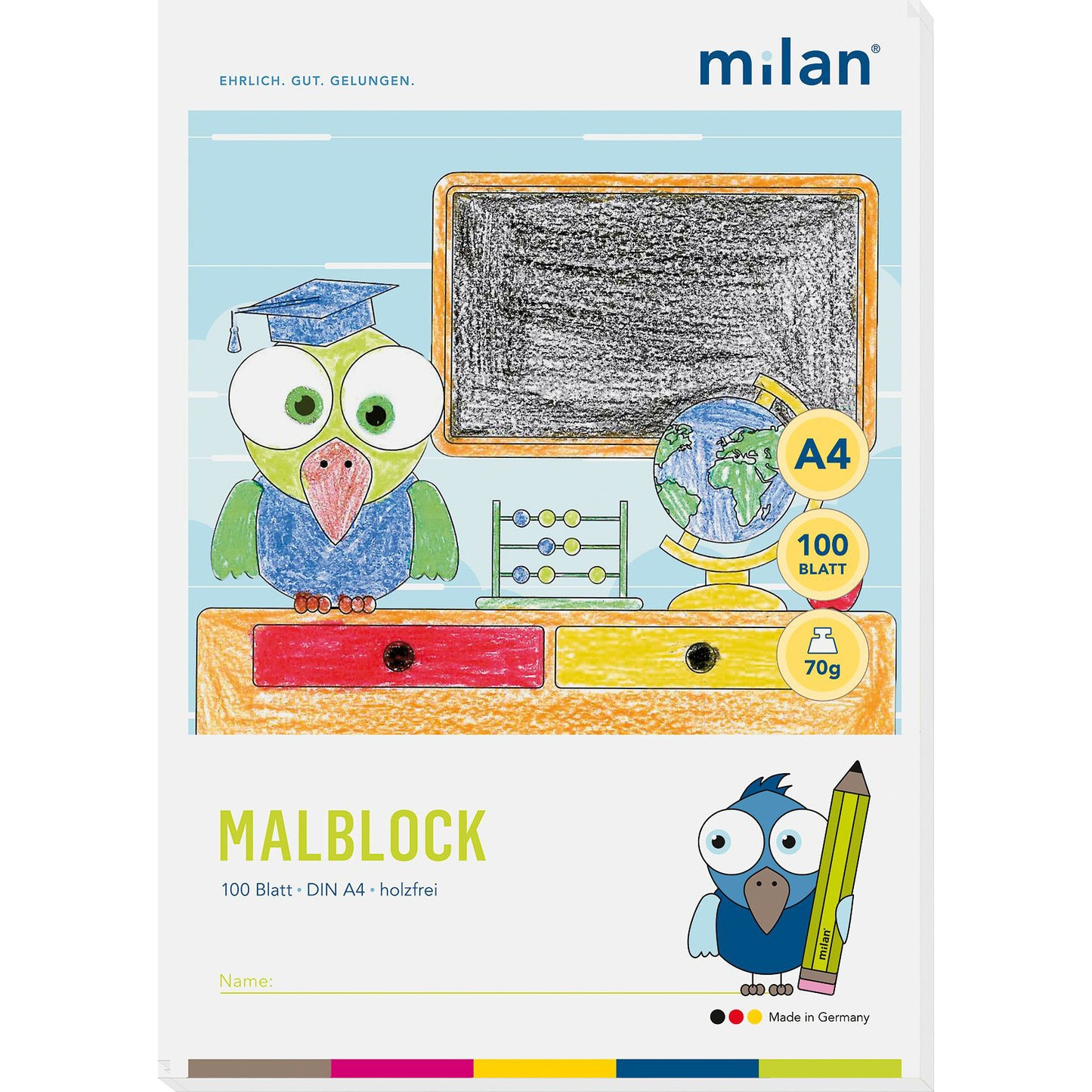 Malblock 70g DIN A4 100 Blatt