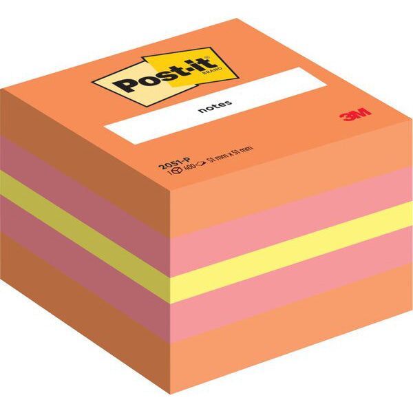 Haftnotiz Post-it Mini-Würfel 51x51mm 400 Stück