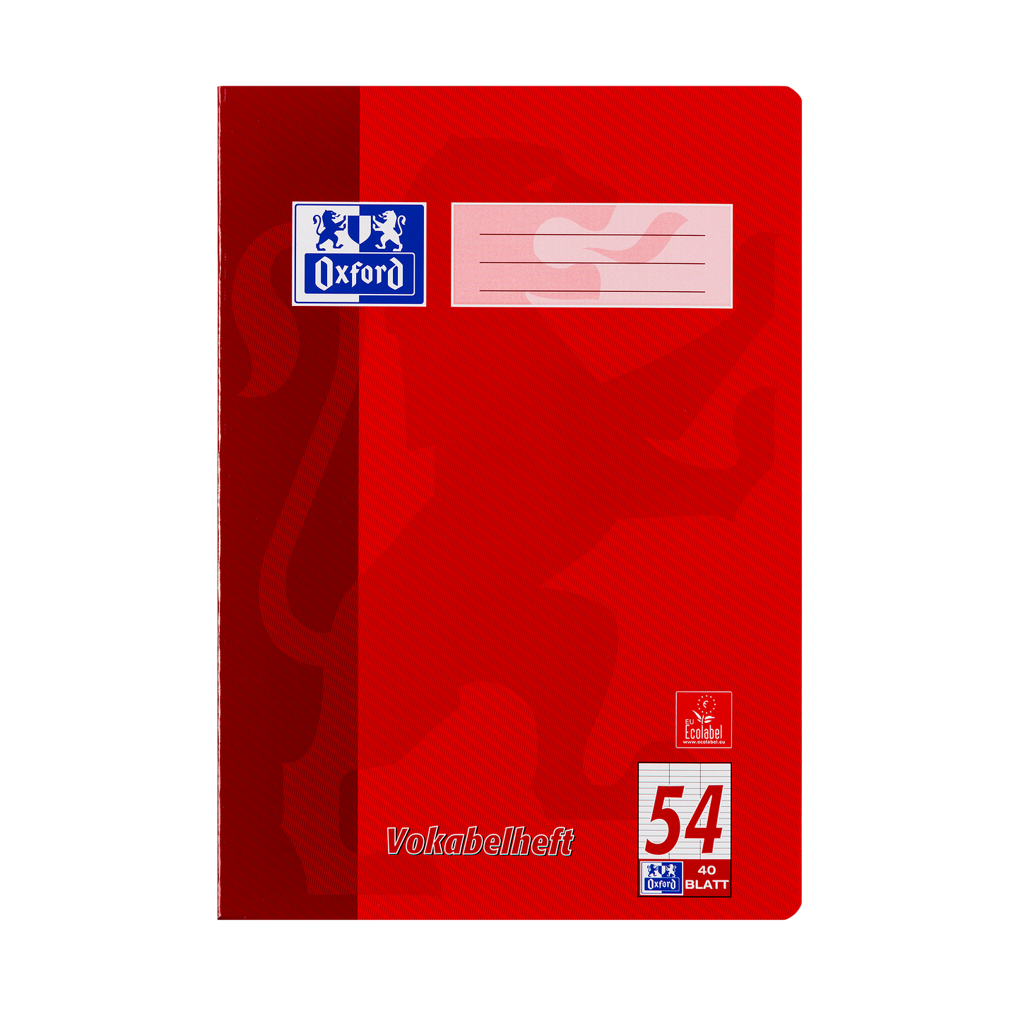 Vokabelheft Oxford 90g 40 Blatt #54 / 3-spaltig