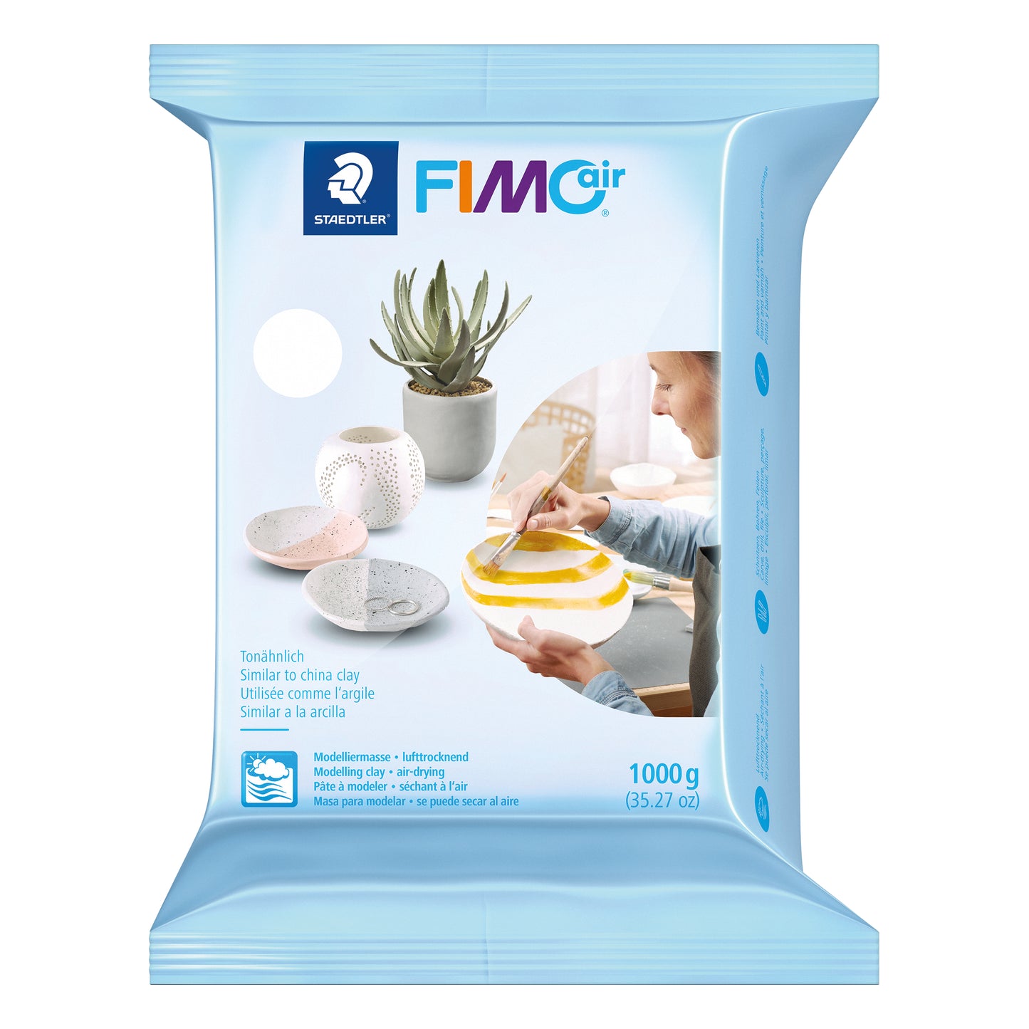 Modelliermasse Staedtler FimoAir basic 1000g