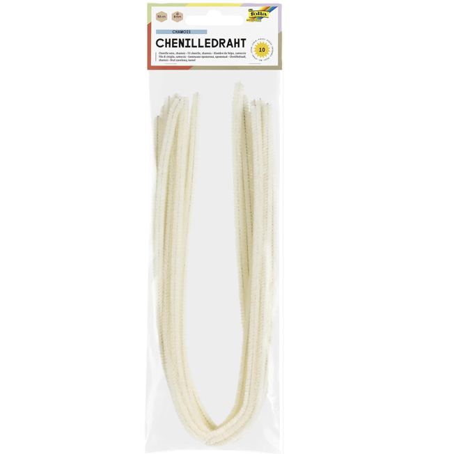 Chenilledraht Folia 8mm 50cm 10St