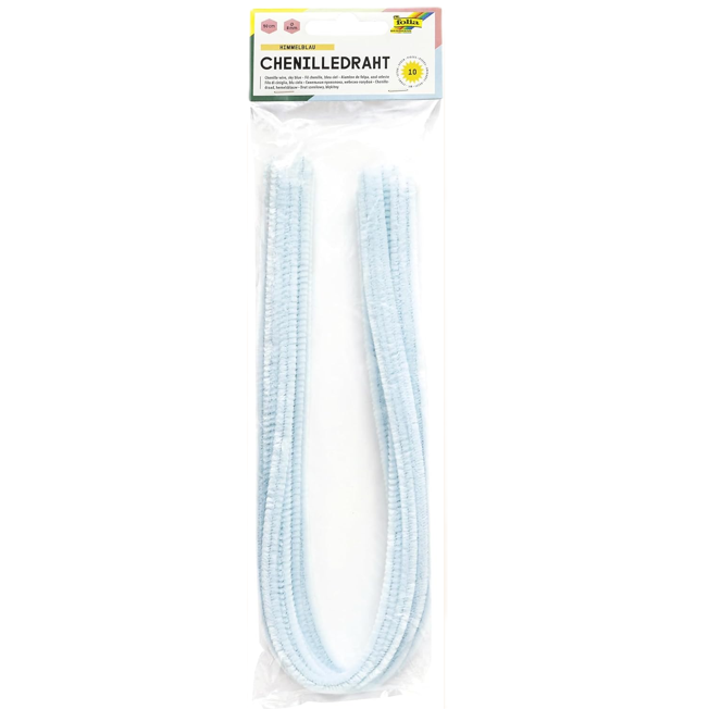 Chenilledraht Folia 8mm 50cm 10St