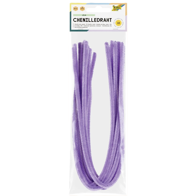 Chenilledraht Folia 8mm 50cm 10St