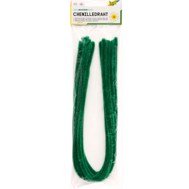 Chenilledraht Folia 8mm 50cm 10St