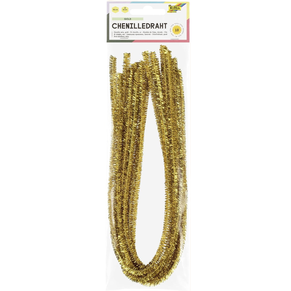 Chenilledraht Folia 8mm 50cm 10St