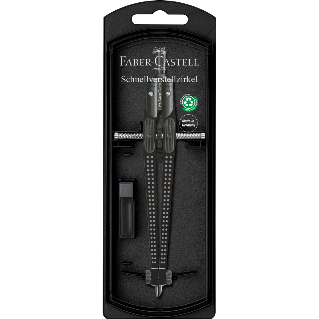 Schnellverstellzirkel Faber Castell Grip2001 schwarz