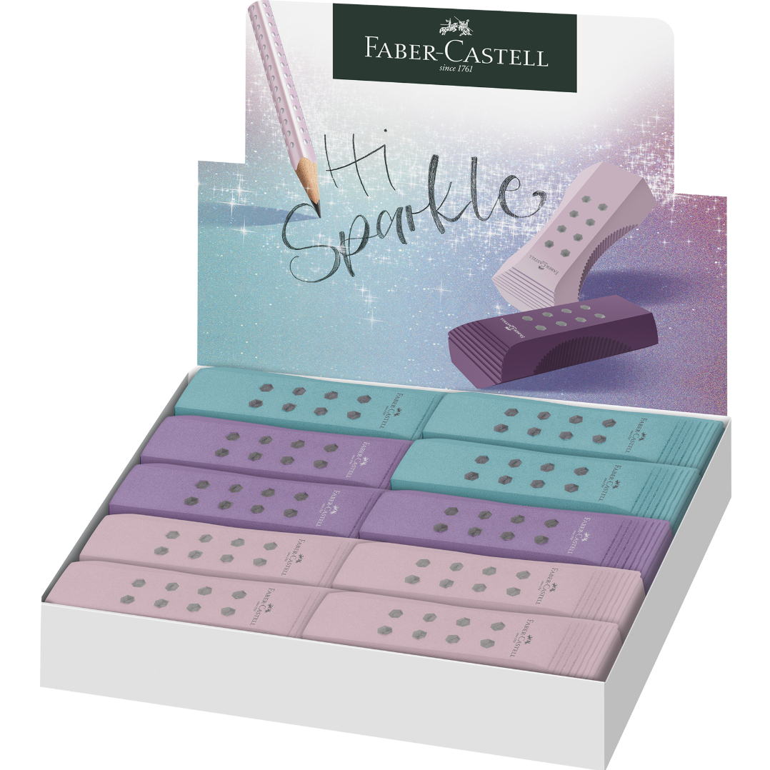 Radierer Faber Castell RollOn Sparkle farbig sortiert