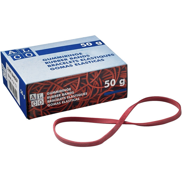 Gummiband Alco rot 50g