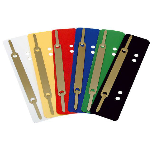 Heftstreifen Polypropylen mit Metalldeckleiste sortiert 250 Stück