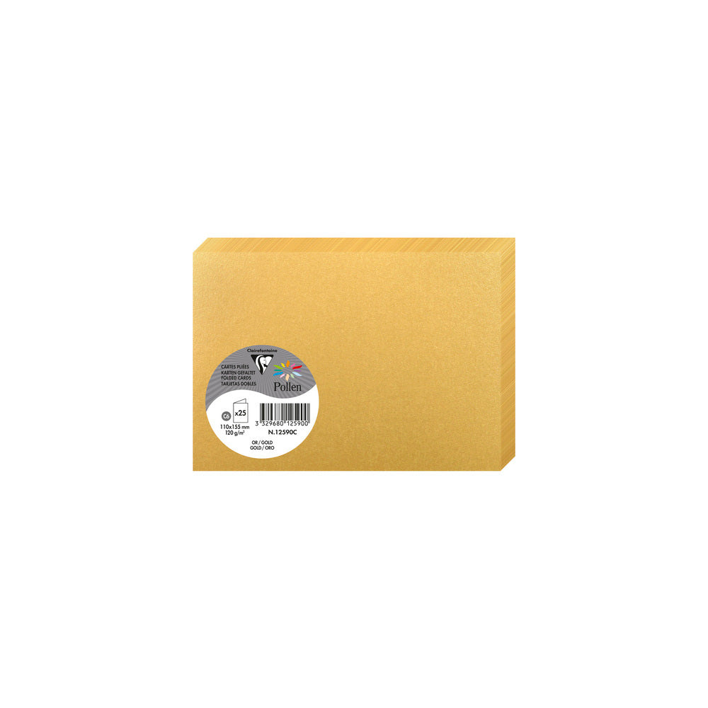 Doppelkarte Clairefontaine Pollen 200g DIN C6 25 Stück