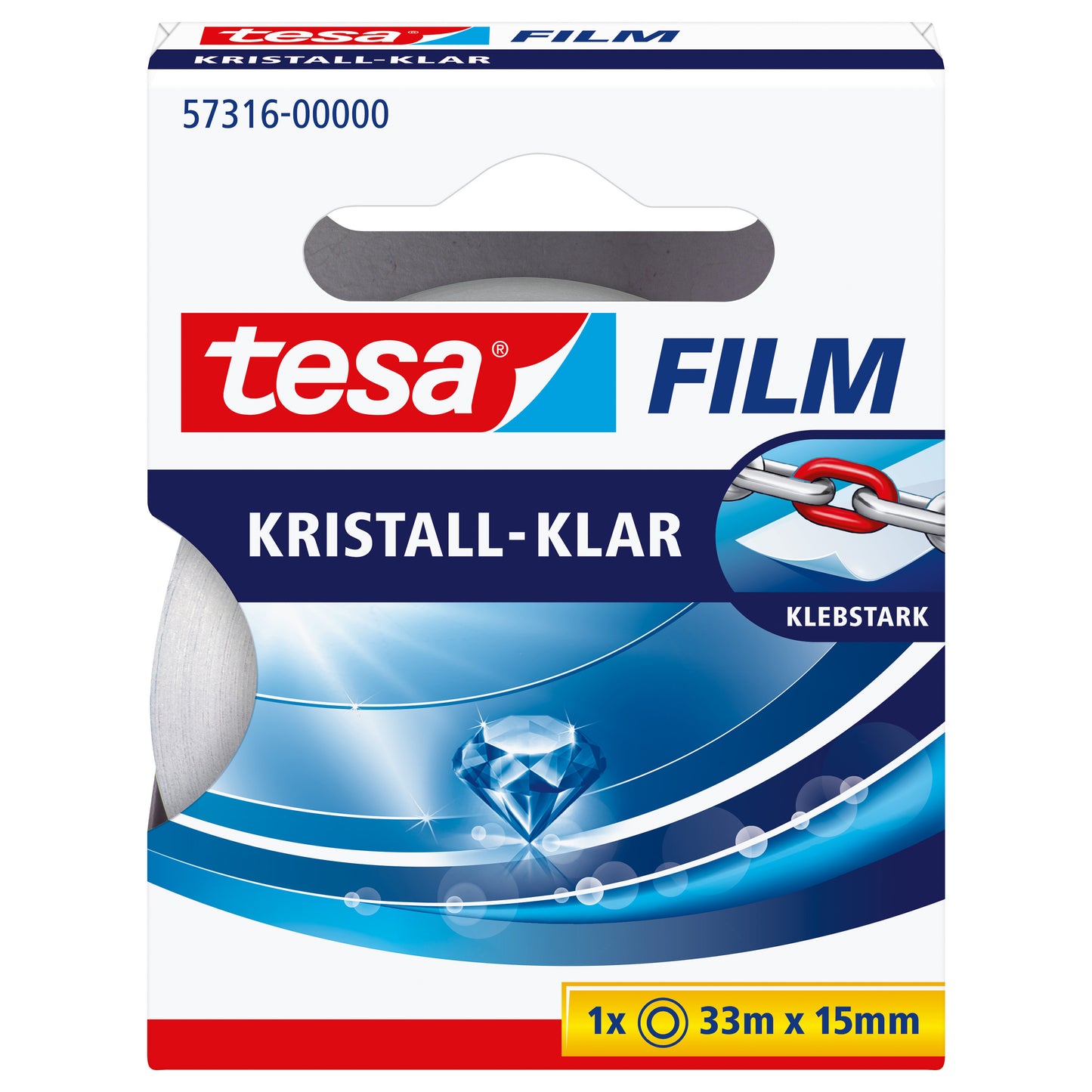 Klebefilm Tesa kristall-klar