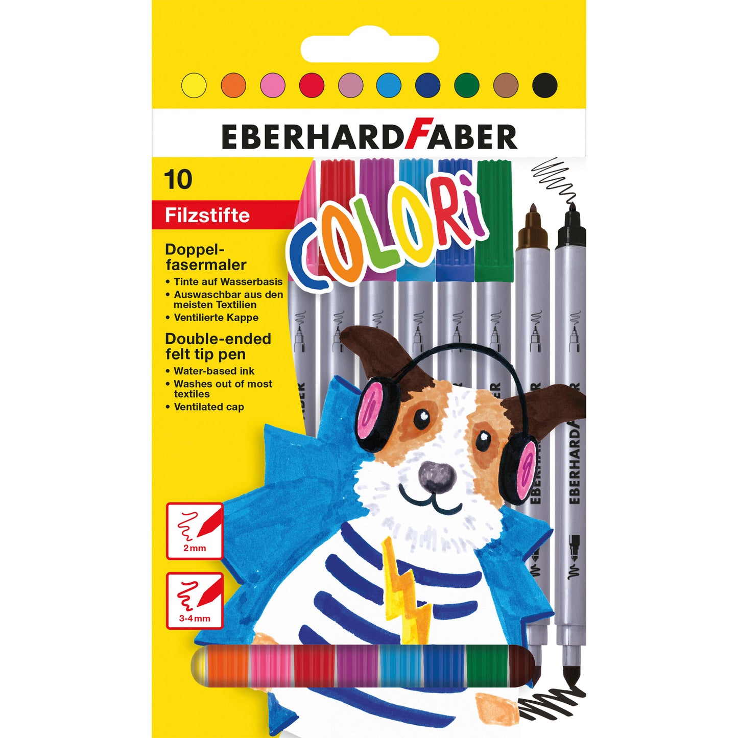 Doppelmaler E. Faber COLORI 10 Stück sortiert
