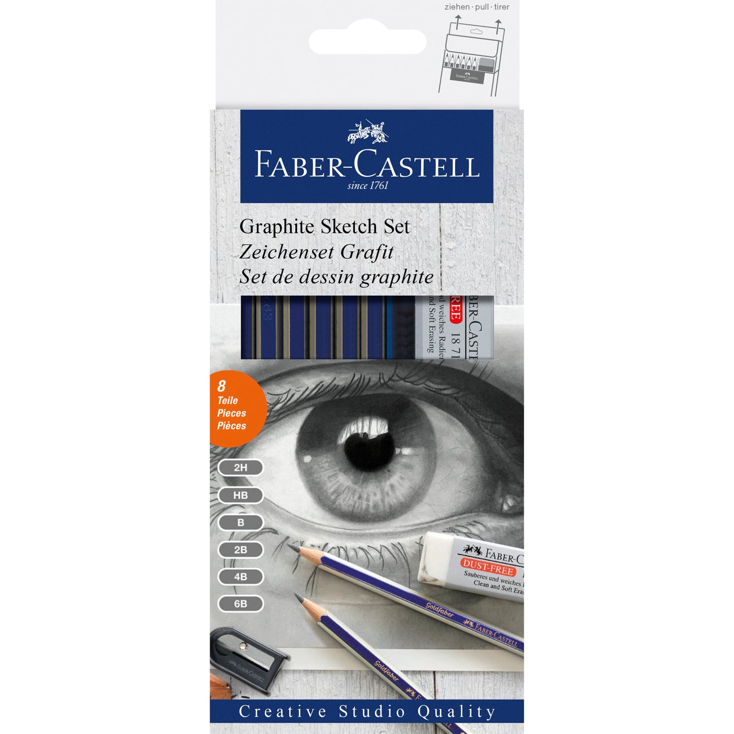 Zeichenset Faber Castell Goldfaber Bleistift 8-teilig