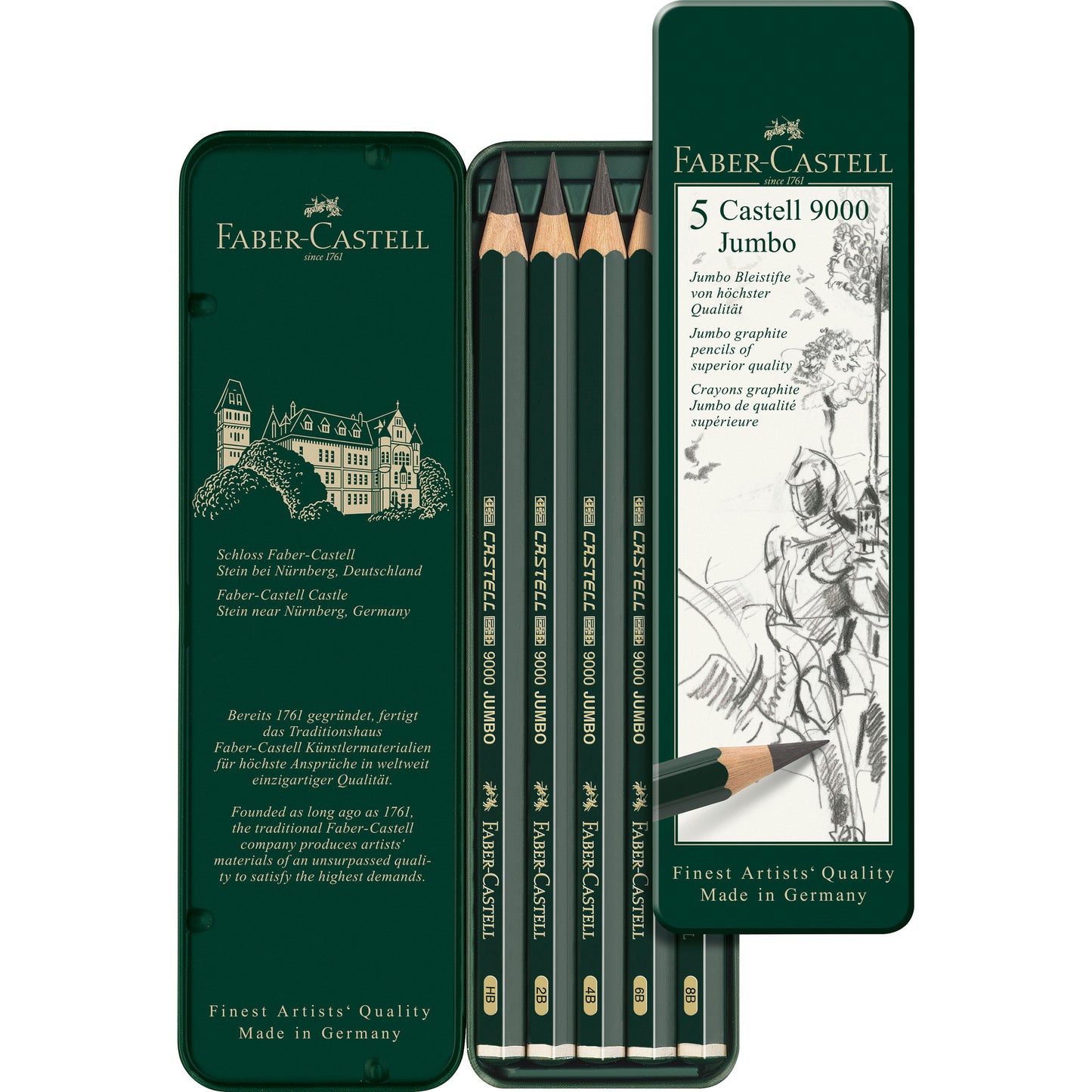Bleistift Faber Castell 9000 Jumbo