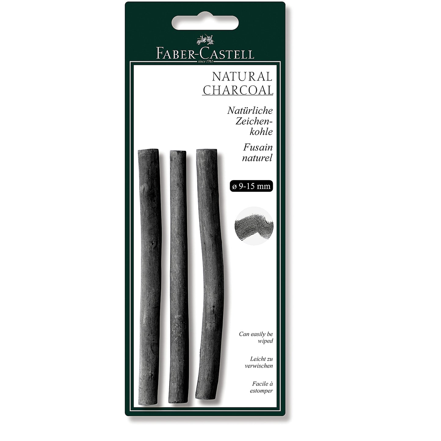 Zeichenkohle Faber Castell Pitt natürlich 20 Stück