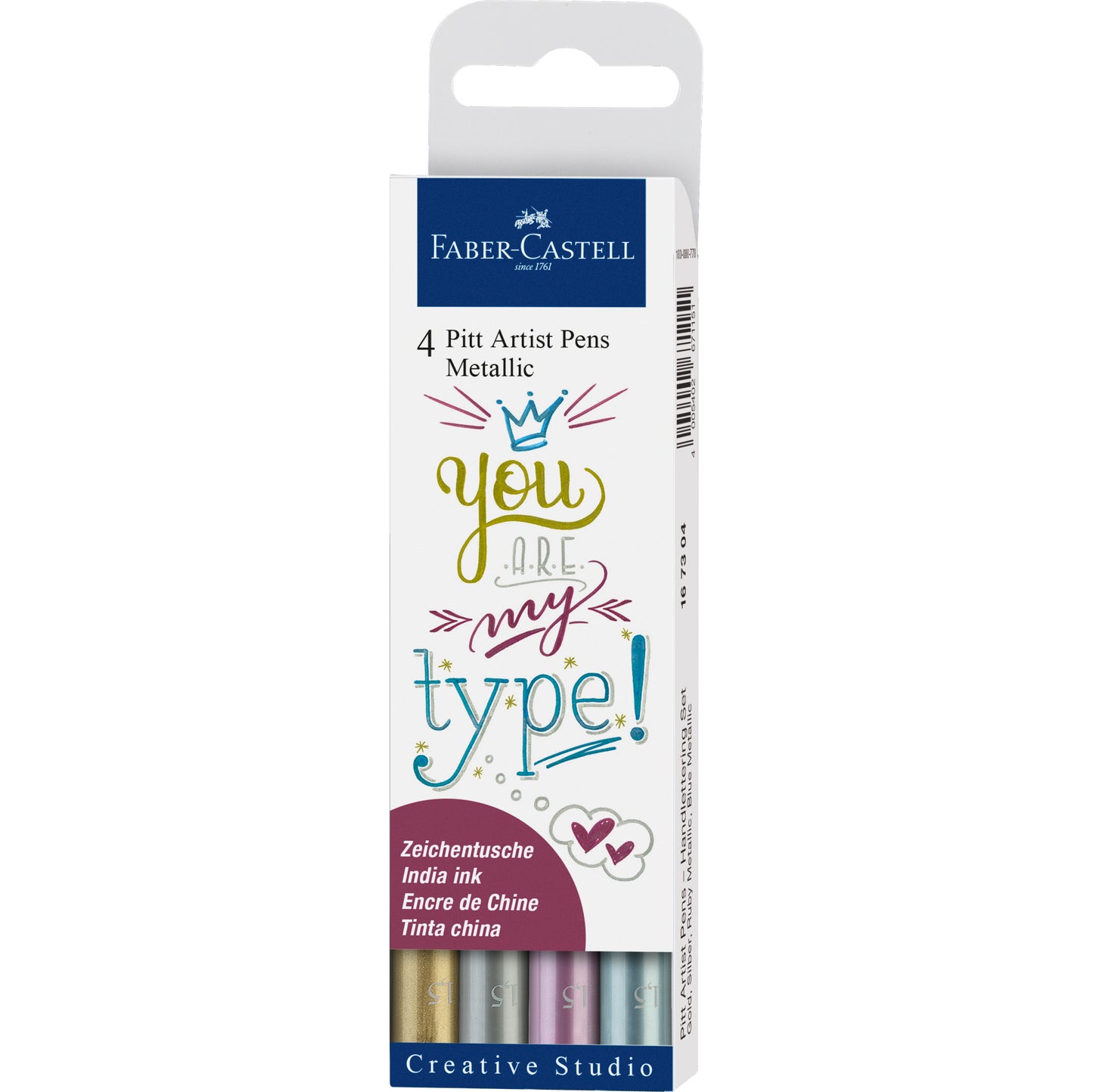 Tuschestift Faber Castell Pitt Artist-Pen Metallic
