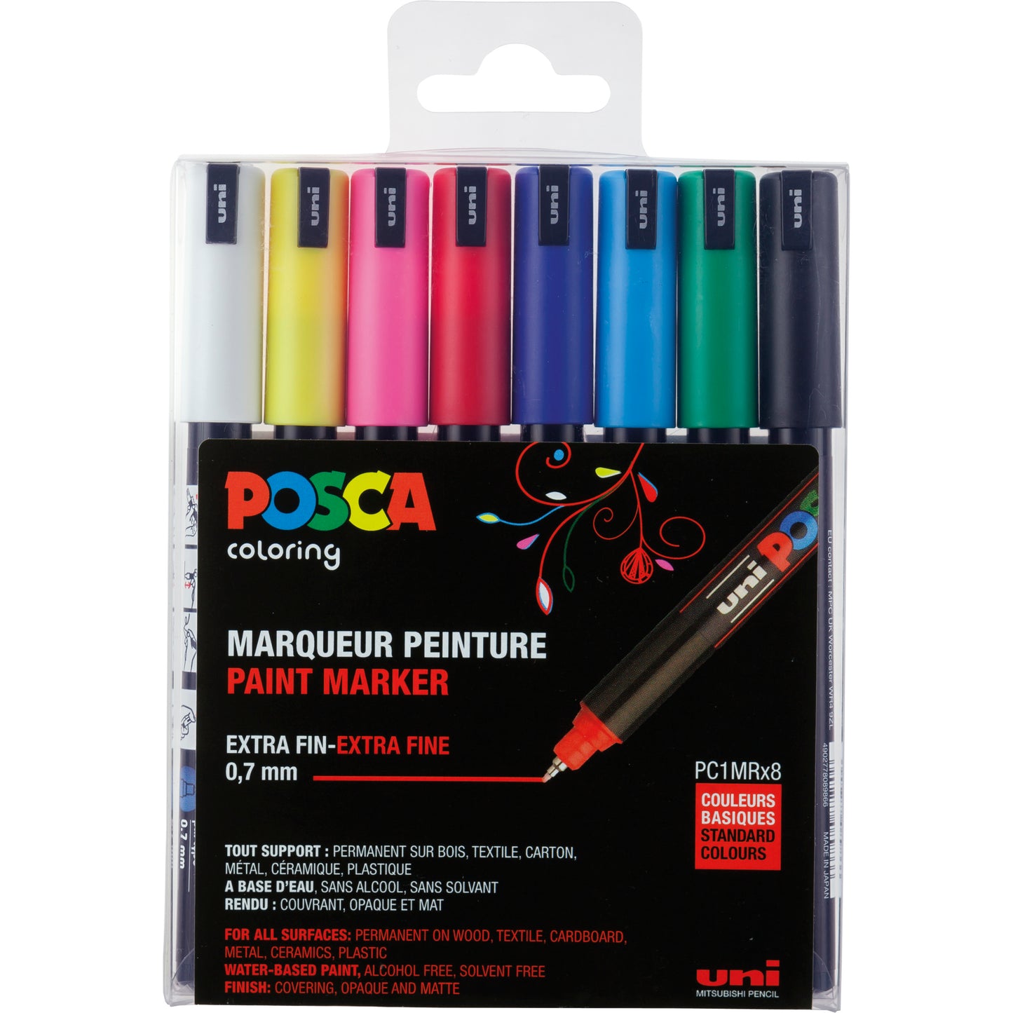 Pigmentmarker uniPOSCA PC-1MR 0.7mm