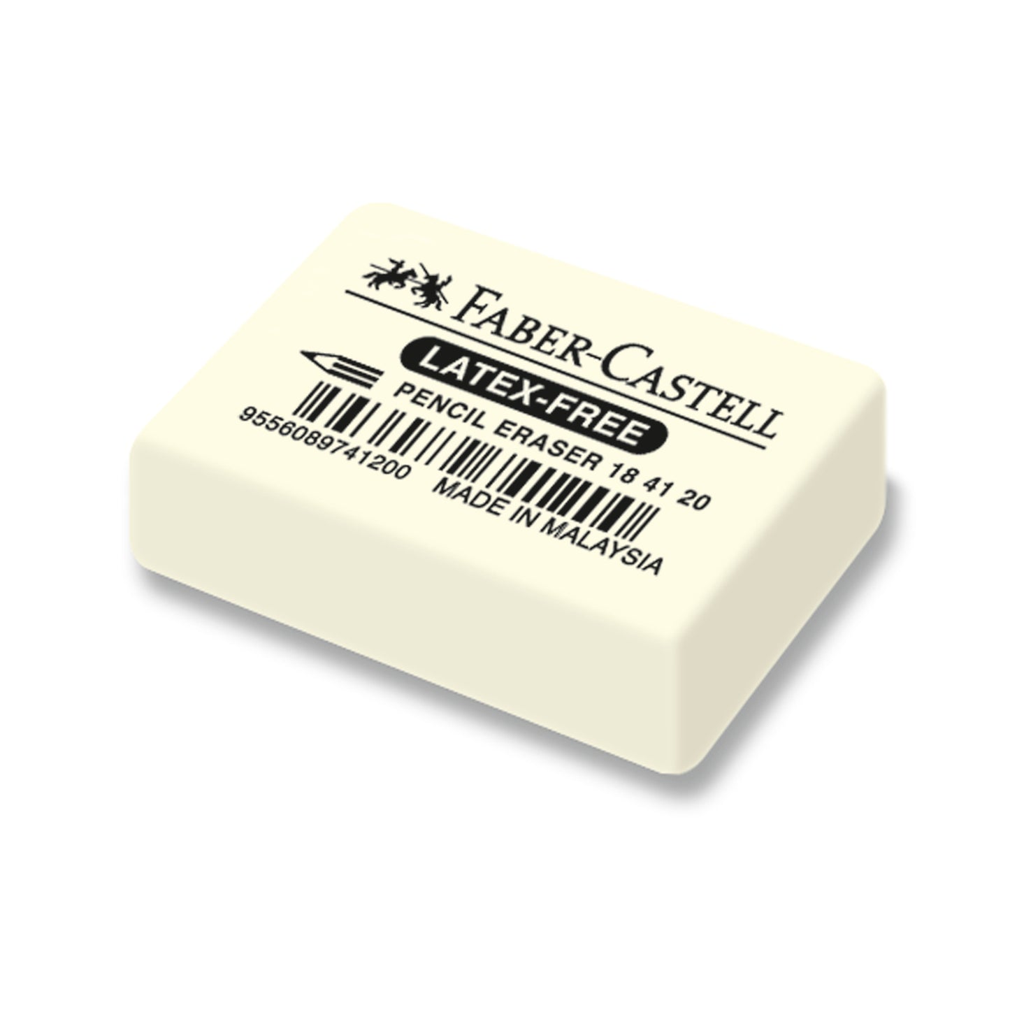 Radierer Faber Castell Kautschuk weiß