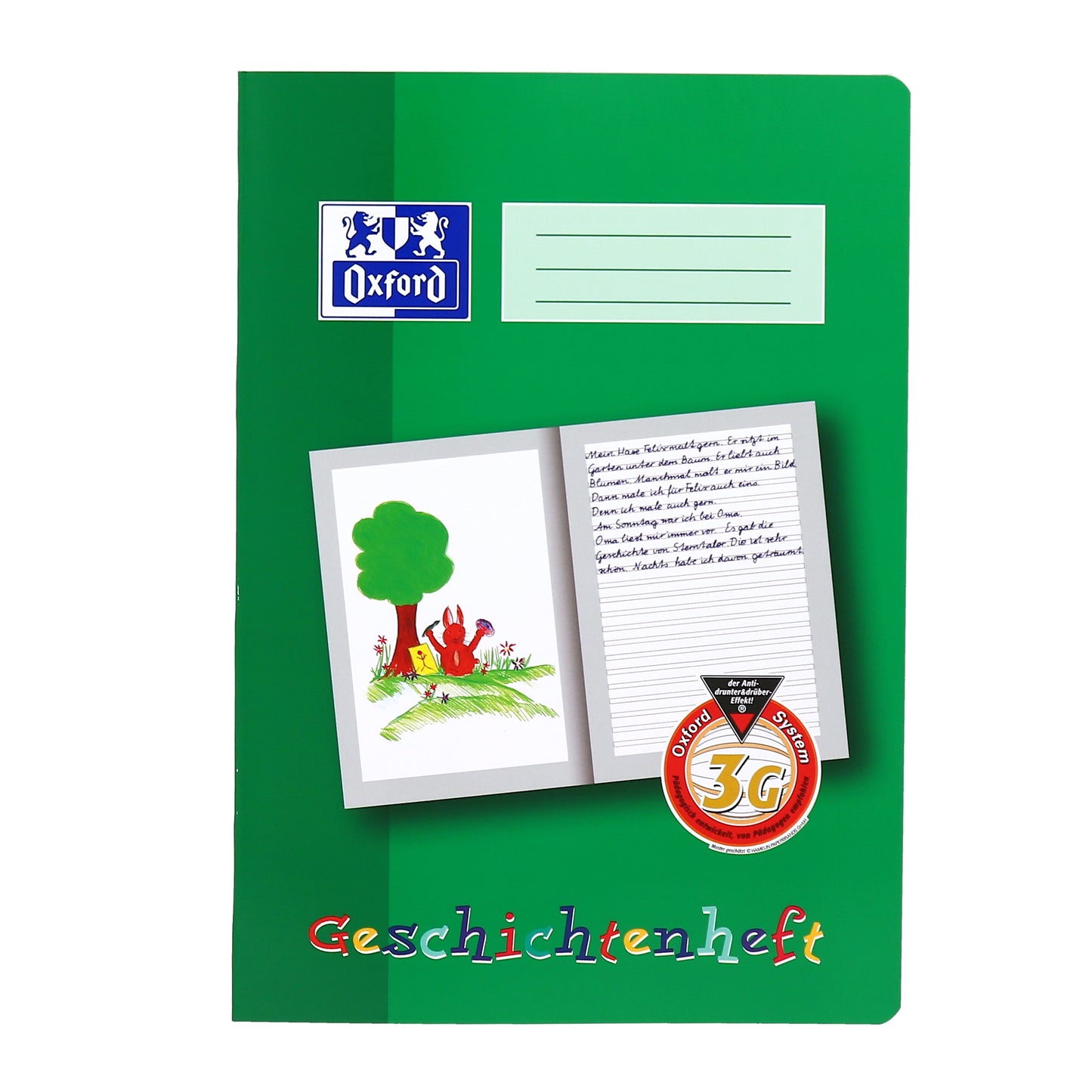 Geschichtenheft Oxford 90g DIN A4 16 Blatt