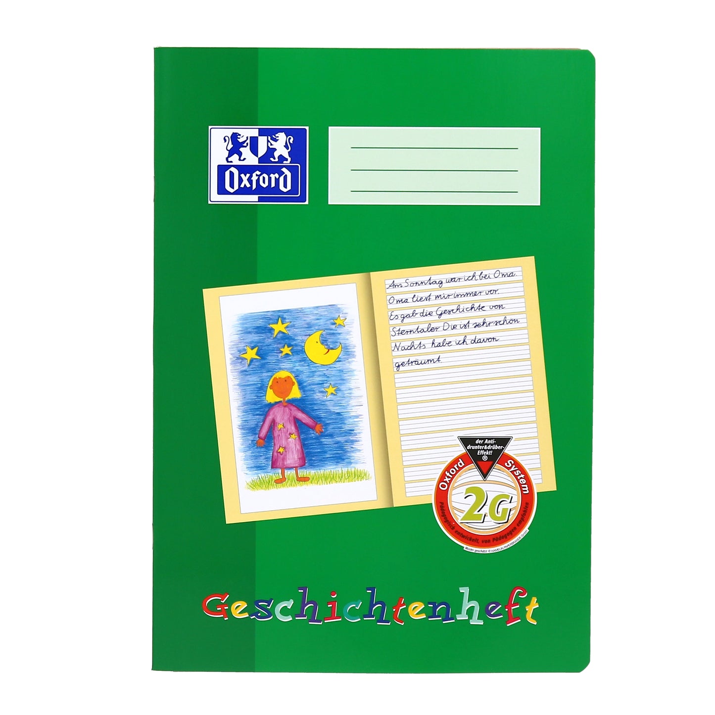 Geschichtenheft Oxford 90g DIN A4 16 Blatt