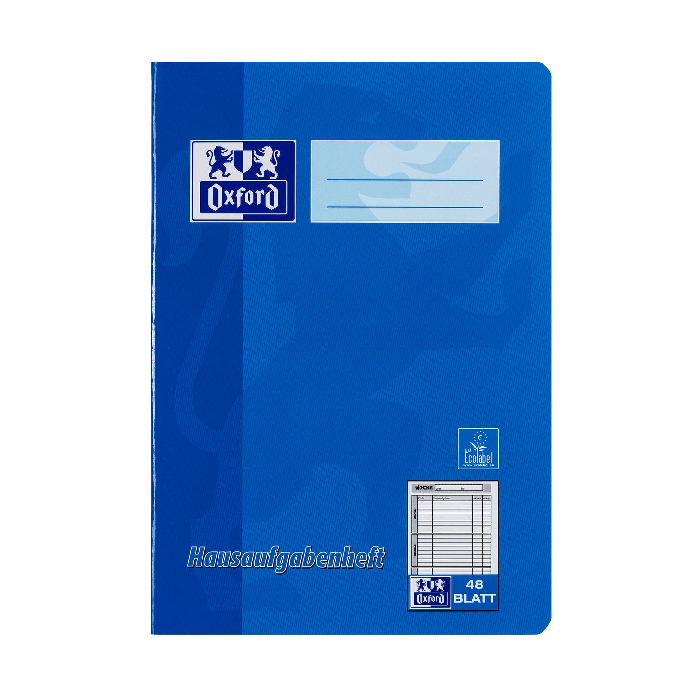 Hausaufgabenheft Oxford 90g DIN A5 48 Blatt