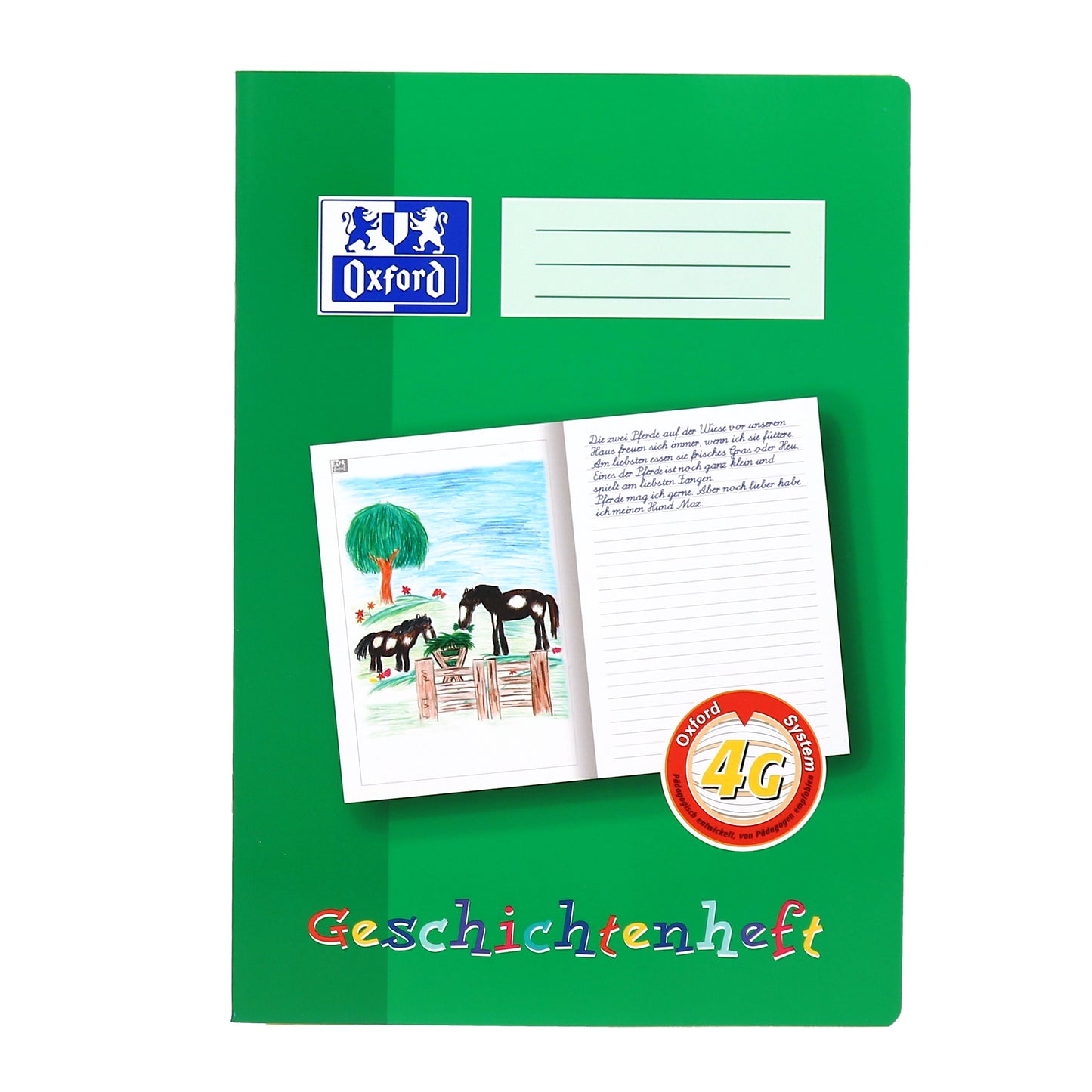 Geschichtenheft Oxford 90g DIN A4 16 Blatt