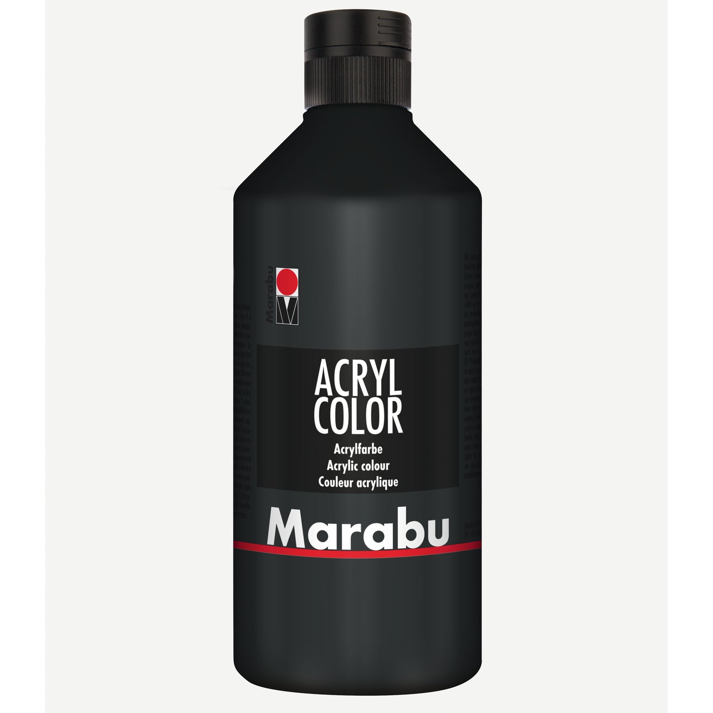 Acrylfarbe Marabu AcrylColor 500ml schwarz