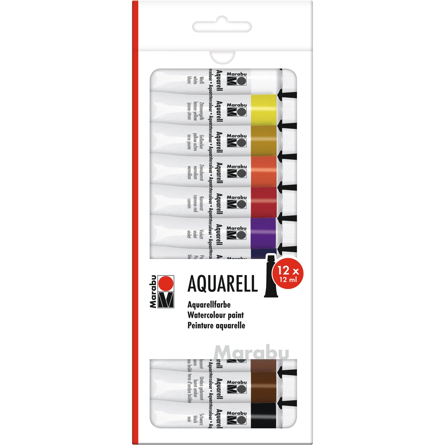 Acrylfarben-Set Marabu 12ml 12 Farben sortiert