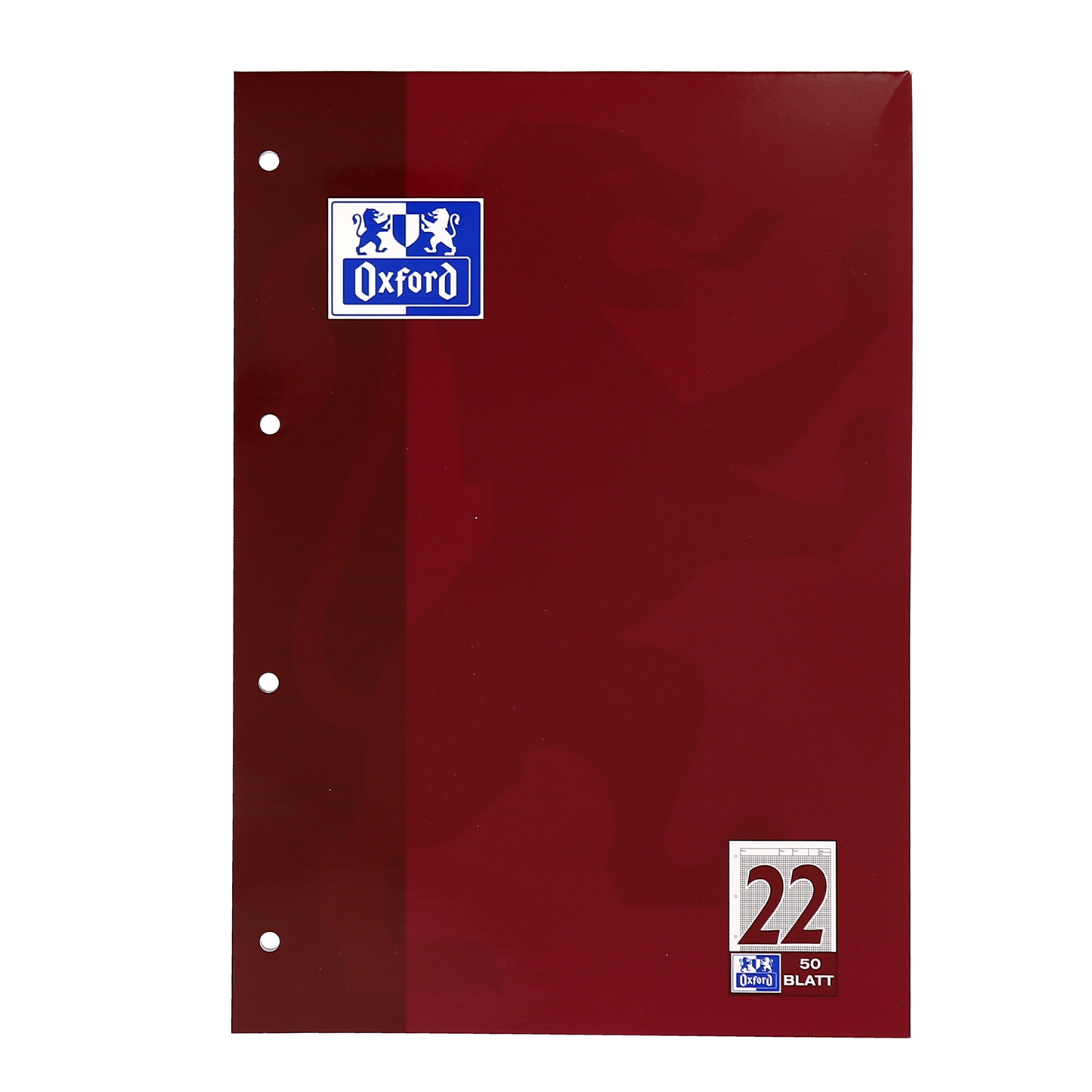 Arbeitsblock Oxford 90g DIN A4 50 Blatt