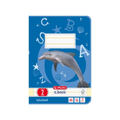 Schulheft Herlitz 80g 16 Blatt DIN A5